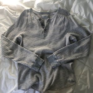 Lucky Brand Long Sleeve Striped Thermal
